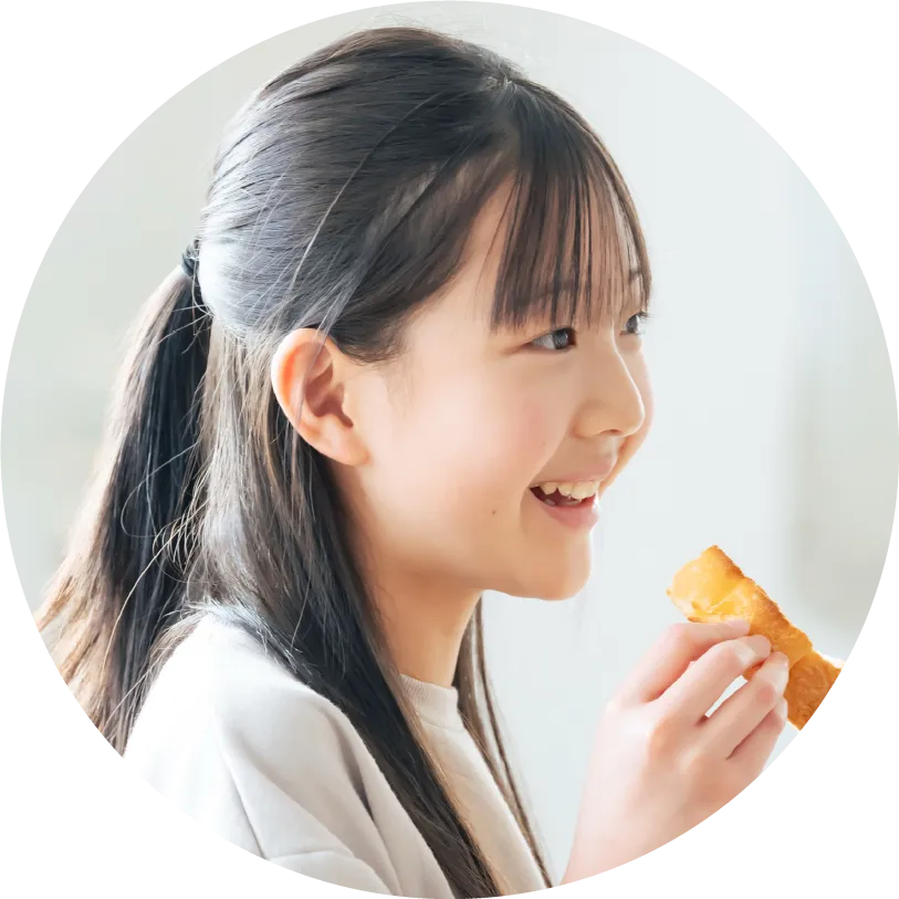 笑顔の女の子